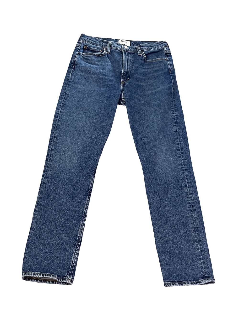 AGOLDE Pinch Waist High Rise Straight Jeans Size 28 Medium Wash